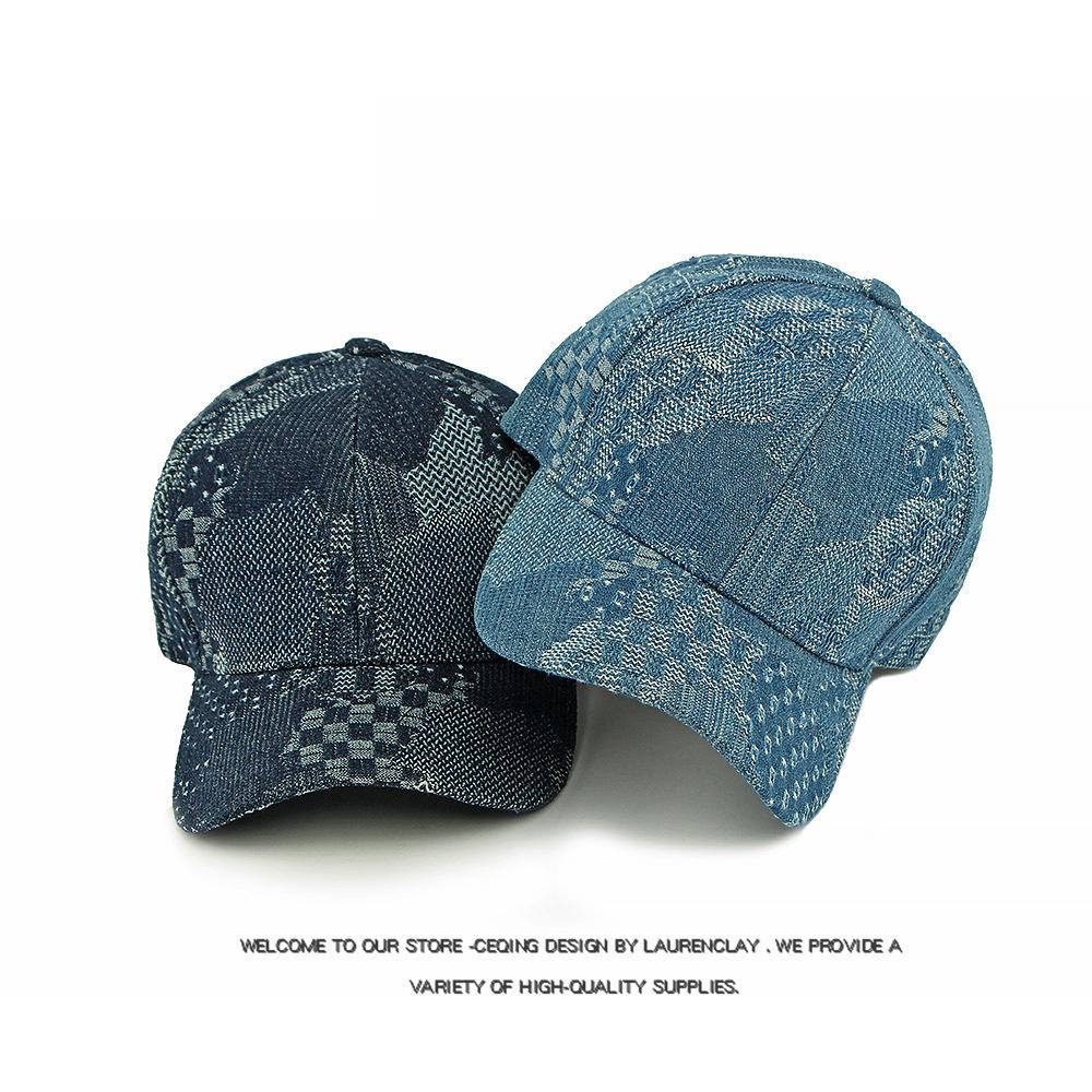 Frühling Herbst Denim Hut Damen Baseballkappe Herren Sonnenschutzhut