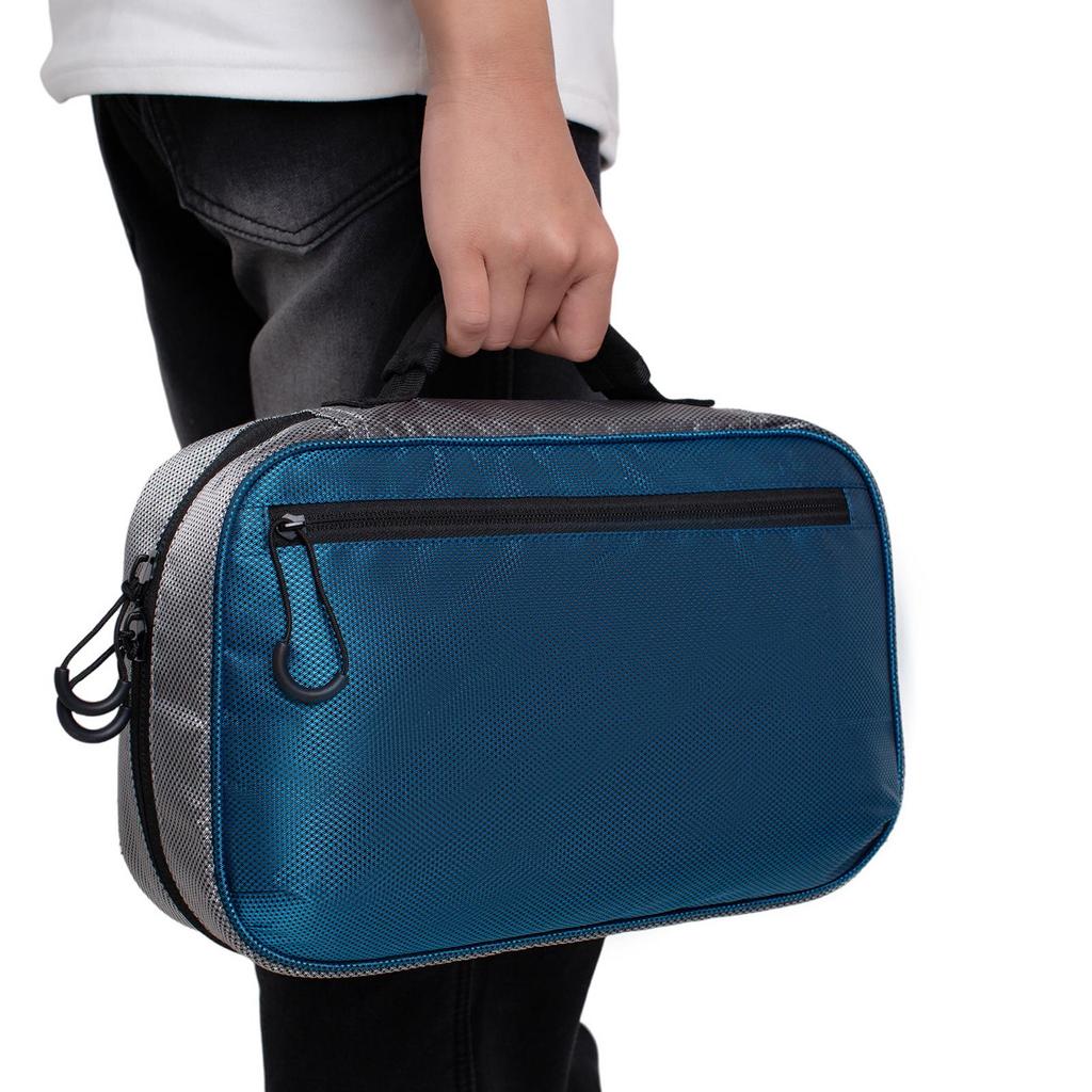 Kylebooker Köder Tasche Utility Binder Tackle Lagerung Tasche Angeln Weichen Köder Binder Blau, Schwarz