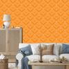 Geometric gold rhombus wallpaper, gold background 50x1000
