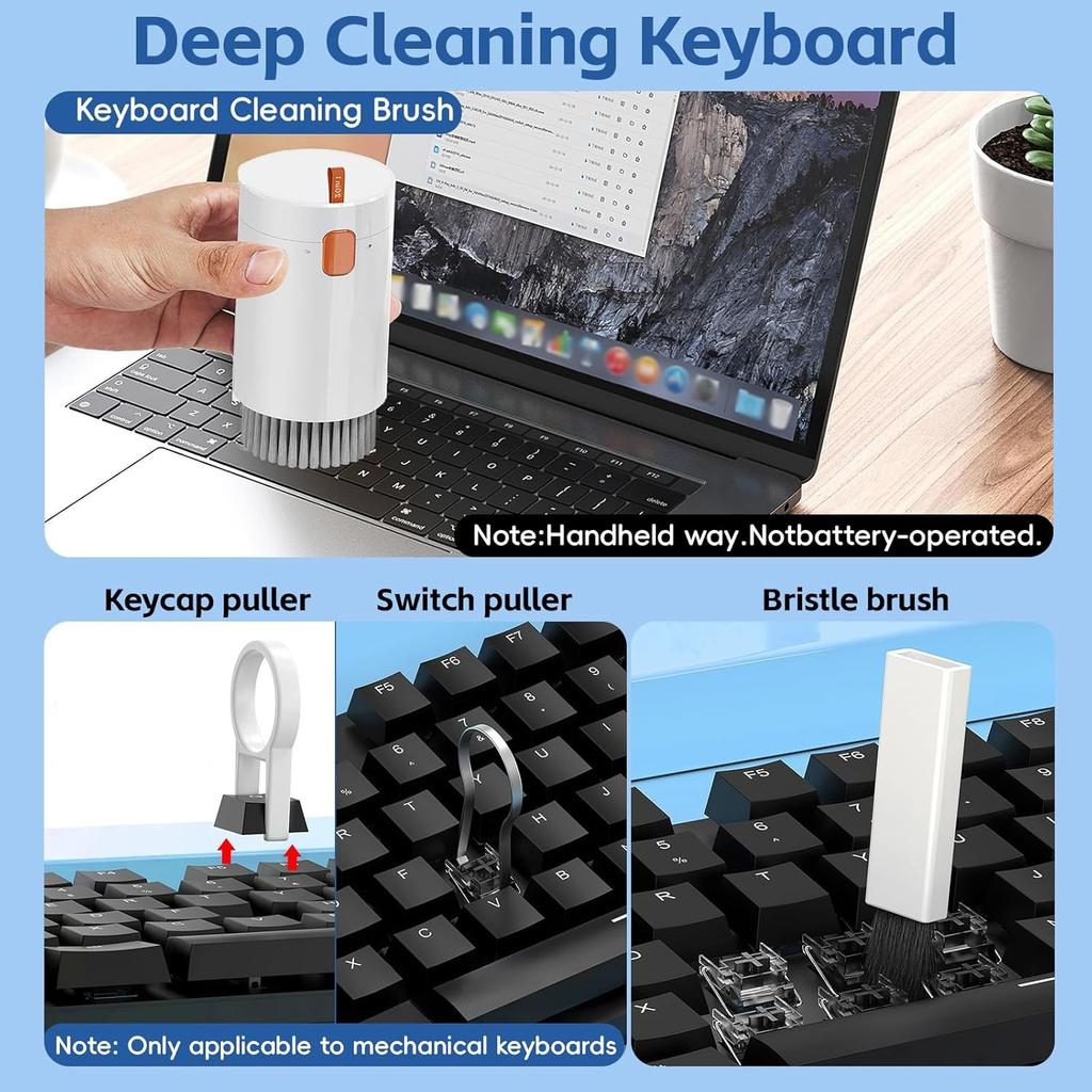 AirPod Cleaning Kit Multifunctional 20 In 1 for Electronic Devices,Keyboard Cleaning Brush, Headphones Cleaner Kit for Laptop,Multi-Tool
