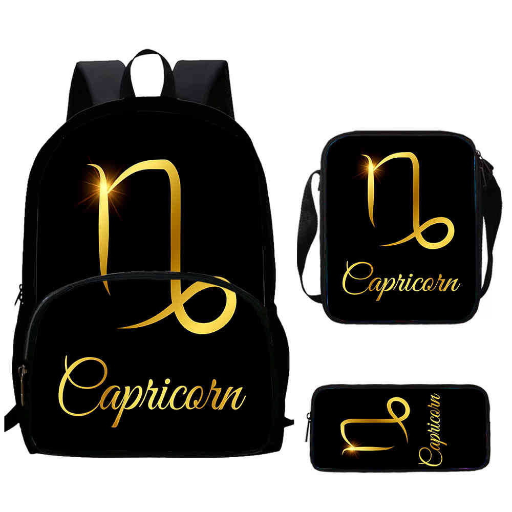 12 Sternbilder Schultasche High Definition Multifunktion Oxford Leichter Rucksack Haare