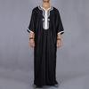 Muslim Fashion Abayas Men Patchwork Embroidery Long Robe Saudi Arab Kaftan Male Jubba Thobe Islamic Moroccan Abaya