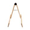 Ukulele Stand Wood Guitar Rack A-Frame Style Standing Musical Instrument Holder with Smooth Side for Ukuleles Violins