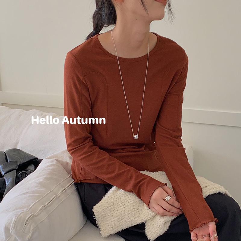 

Женская рубашка с круглым вырезом Du Xiaozhai Deconstructed Paper People Print Slim - Коллекция ранней осени 2024 г. One Size