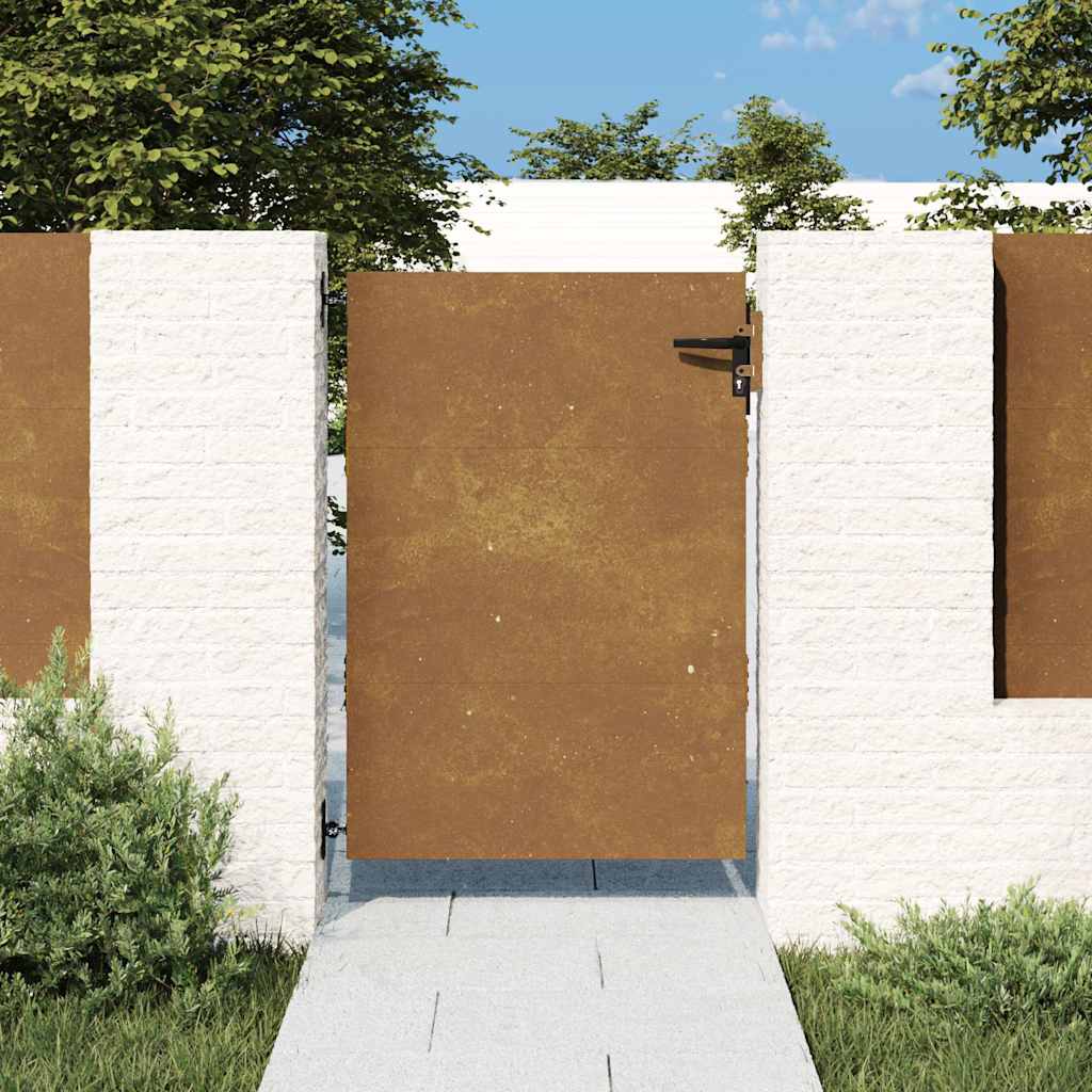 Garden Gate 85 X 125 Cm Corten Steel