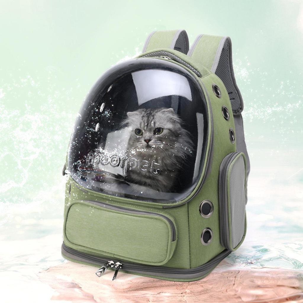 Cat Carrier Backpack Portable Transparent Pet Backpack for Outdoor Hiking Use