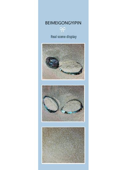 Fine Iridescent Glitter Crushed Shell Nail Art Beads for DIY Press-On Nails