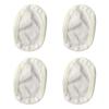 Set of 4pcs T3 Diaper Crotch Part Extender for Infant Clothing Gentle Stretchable Cotton Adjustable Extension Sheet