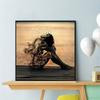 Kit Punto Croce Pittura Diamante Fai da Te Schiena di Ragazza Arte Mosaico Pittura Diamante Diamanti Tondi/Quadrati Completi Decorazione Casa