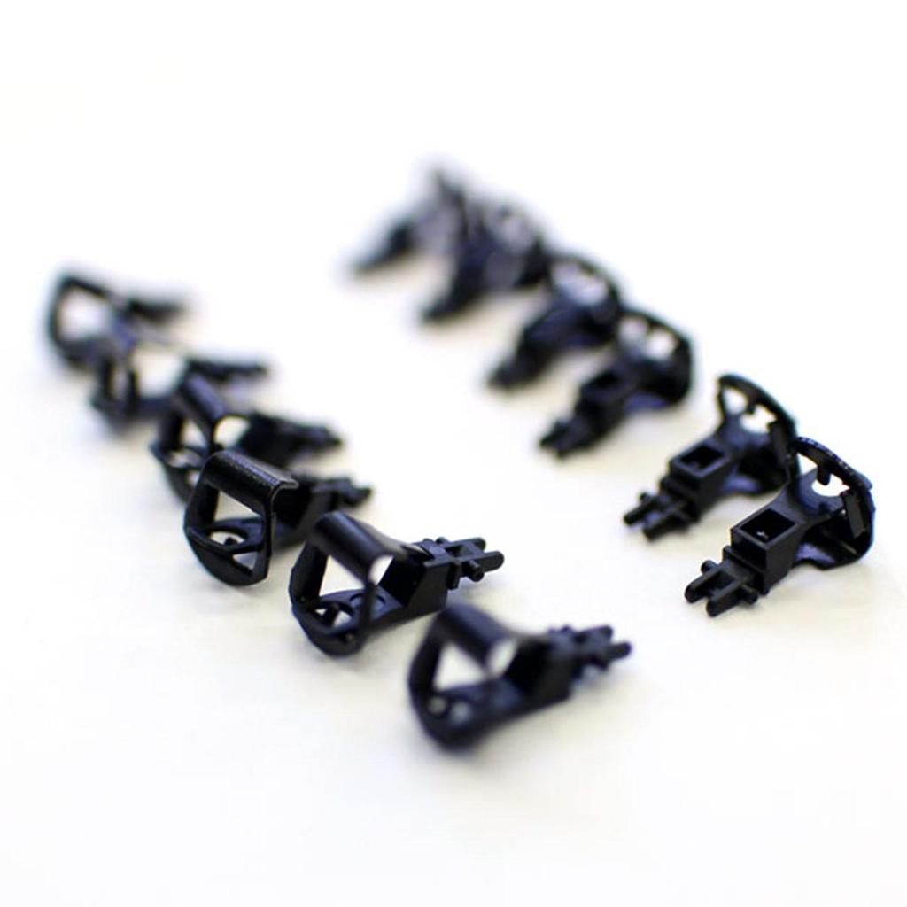 12 Pieces Train Coupler Accessories 1/160 Scale Professional Portable Model Railway Parts