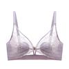 Breathable hole latex thin gathered rabbit ears no steel ring lace bra cover ultra-thin