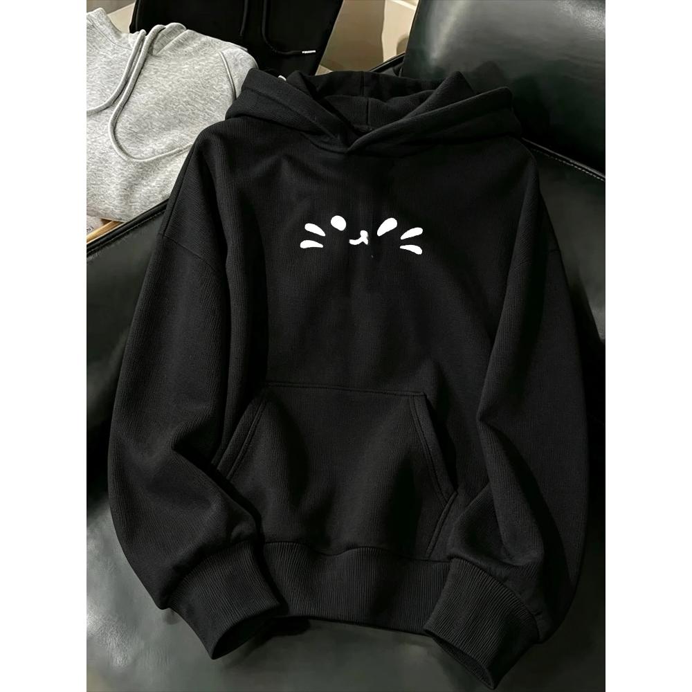 Fashion Versatile Women's Printed Sweatshirt Casual Comfort Hoodie Daily Hoodies Sweatshirts Women’s