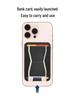 Magnetic Card Holder PU Leather Phone Stand Compatible with MagSafe