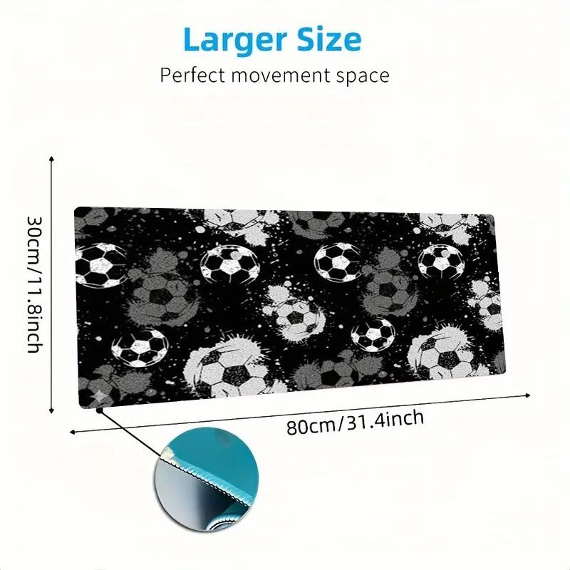 Soccer Color Mouse Pad Large Gaming Table Cushion Non-slip Laptop Tablet Big Mousepad XXL Mat Mini PC Playmat With Lock Edge
