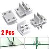 2pcs Right Angle Fixed Glass Clamp Mirror Clip Shelf Holder Showcase Combination Connecting For 8-10mm Glass Fitting