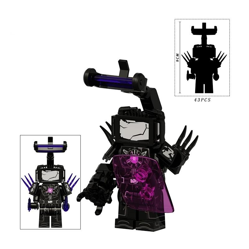 

Мініфігурка Титана з пошкодженнями в бою, будівельні блоки, іграшка