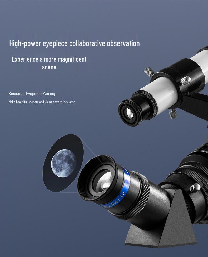 HABO F70400 HD Professional Stargazing Telescope - High Magnification Gift for Students