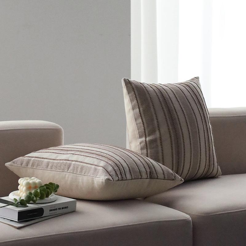 New Chinese Style Light Luxury Sofa Pillow Cushion Cover Living Room Pillow Bedside Back Pillow Model Room Pillow Cover Does Not Contain Core