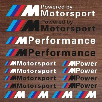 New Hots E60 E60 E93 E60 For BMW M X3 X5 X6 1set Car Badge Sticker Car Decoration Decal For Bmw M Performance Power X1 X3 X5 X