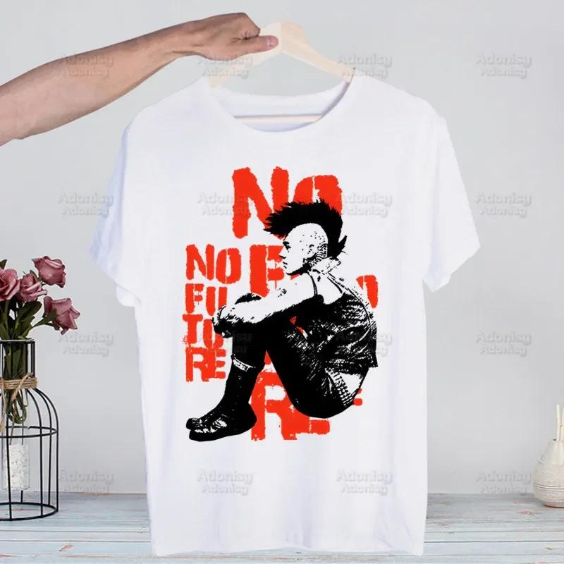 

Punks Not Dead Rock T Shirts print O-Neck Short Sleeve Regular Unisexs Heigh Quality Unisex Hip-Hop t Shirt Shirt S