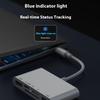 5 in 1 Type-C OTG Adapter USB-C to 2x USB 2.0, 1x USB-C PD 15W/SD TF Card Reader for iPhone/MacBook/USB C Devices