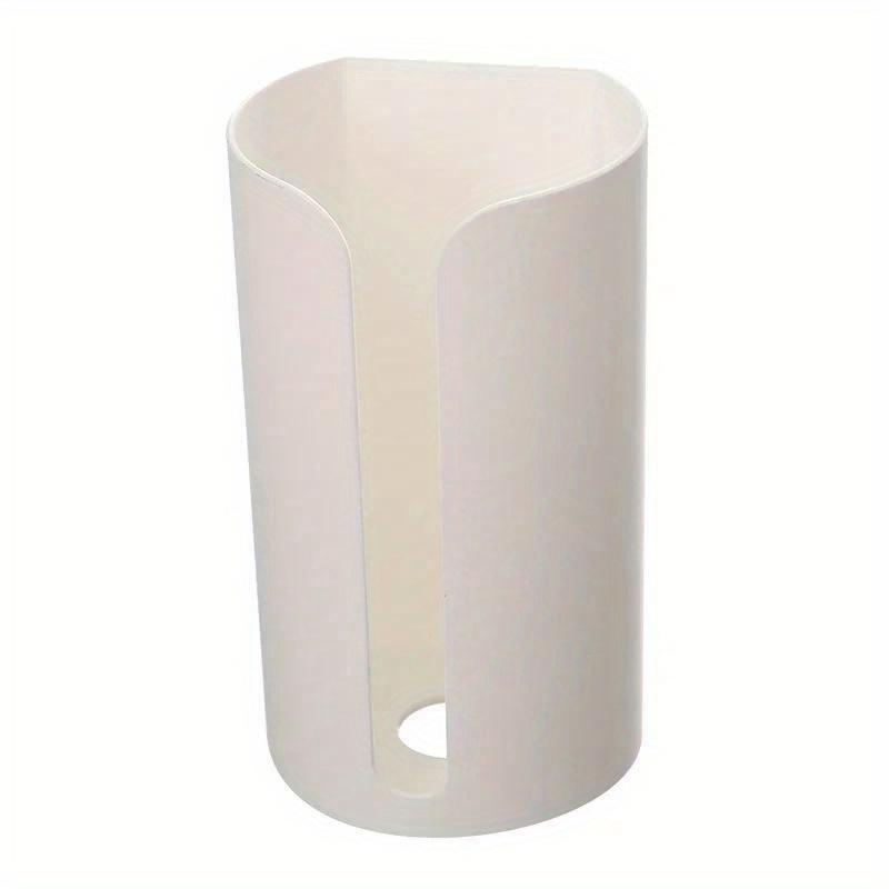 1pc Kitchen Garbage Bag Storage Hole-Free Holder Self-Stick Wall Mounted Home Bathroom Accessories Plastic Bag Holder Kitchen