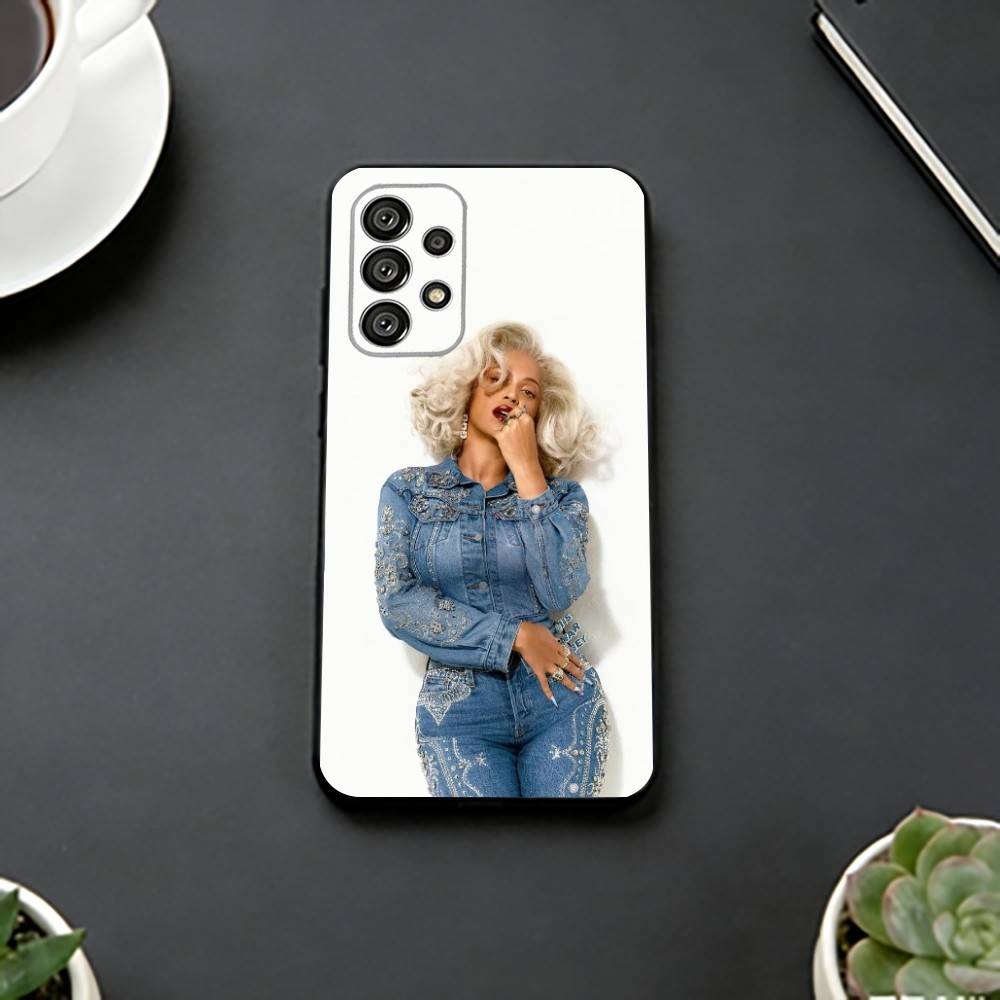 

Beyoncé - Cowboy Carter Phone Case For Samsung S25,S24,S21,S22,S23,S30,Ultra,S20,Plus,Fe,Soft Silicone Black Cover Samsung S225G