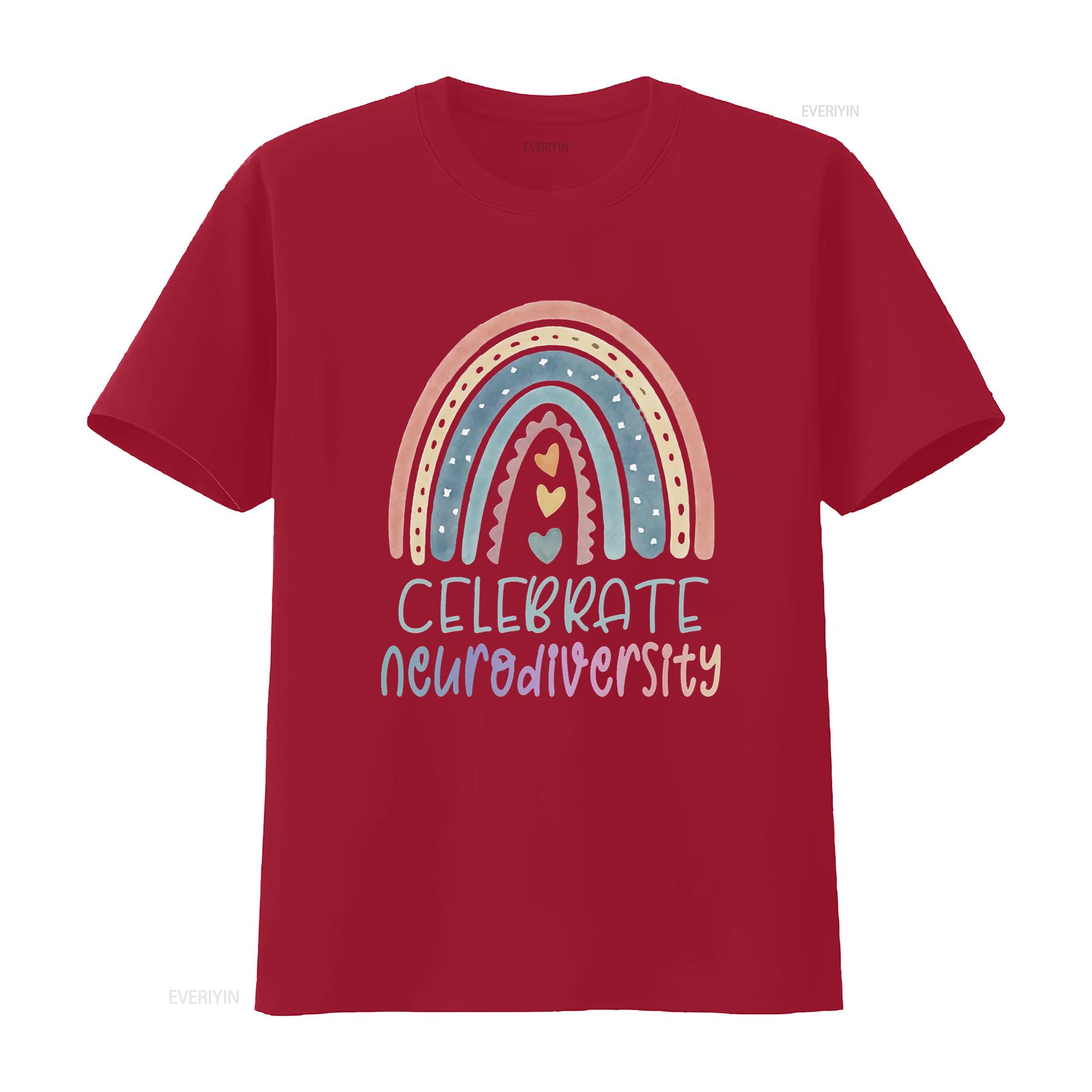 Mens CELEBRATE NEURODIVERSITY Mental Health Autism Awareness  T Shirt Black X Large vintage Washed streetwear Stylish Soft S