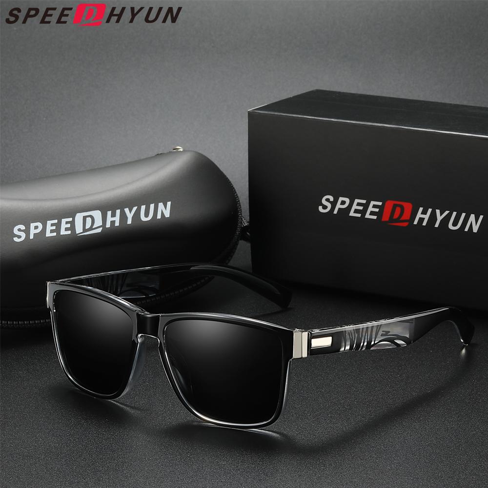 Óculos de sol retrô ultraleves SPEEDHYUN com lentes polarizadas e proteção UV400