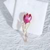 1 Pcs Diamond Studded High-end Brooch Women's Scarf Buckle Alloy Chest Flower Cartoon Fashion Versatile Pearl Rhinestone