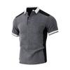 Men's Jacquard Short Sleeve Casual T-Shirt.