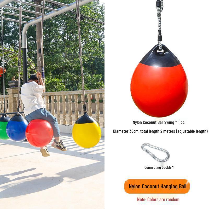 Outdoor Kids' Rope Ladder Swing for Sensory Integration and Climbing Activities
