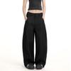 ICH MODE Women's American Style Relaxed Wide-Leg Pants