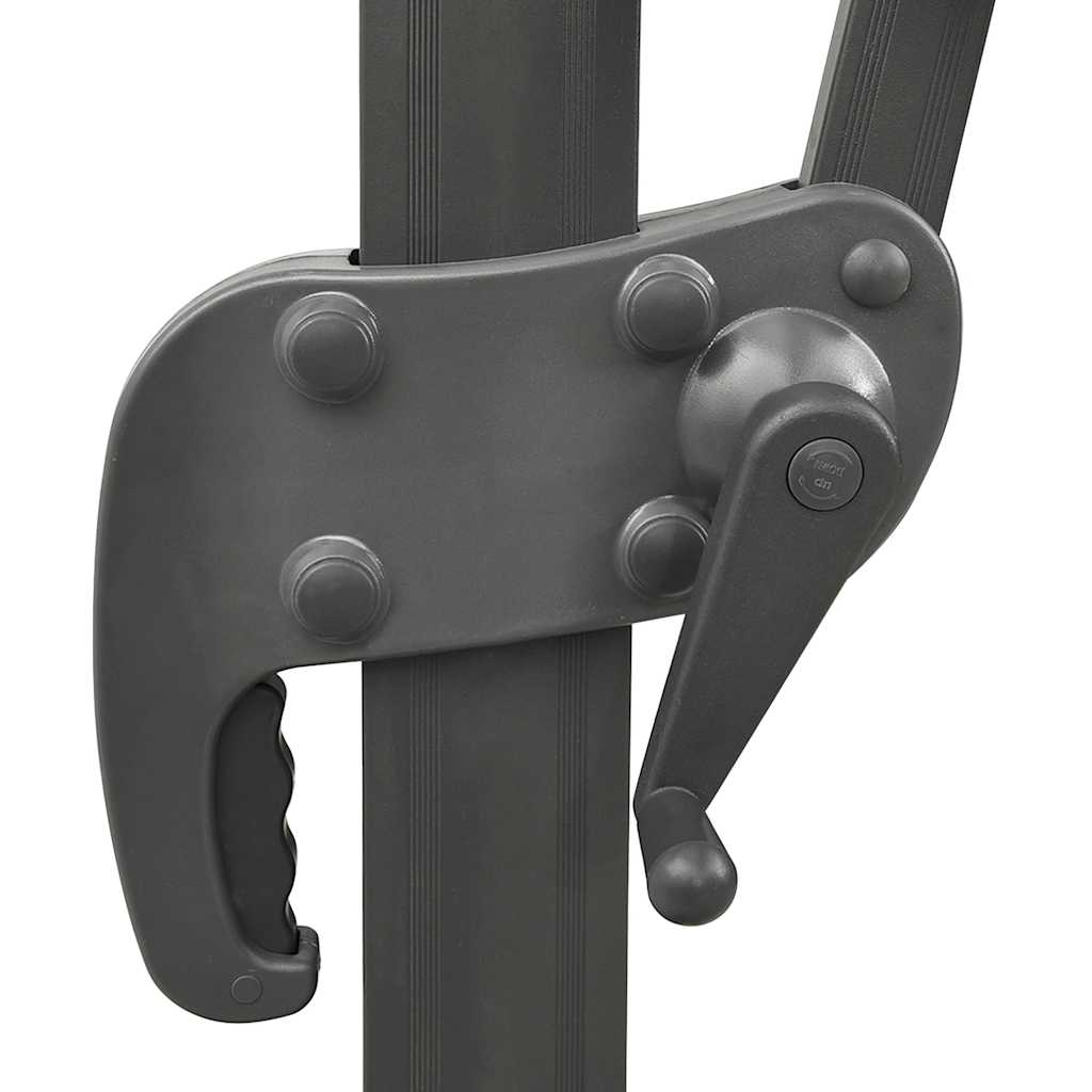 Umbrella with Ventilation 300 X 300 Cm Anthracite