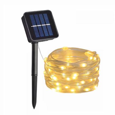 Luci a LED a energia solare per esterni, luci da fata, lampade solari per patio, per giardino, campeggio, cortile, festa, decorazione della terrazza di Natale