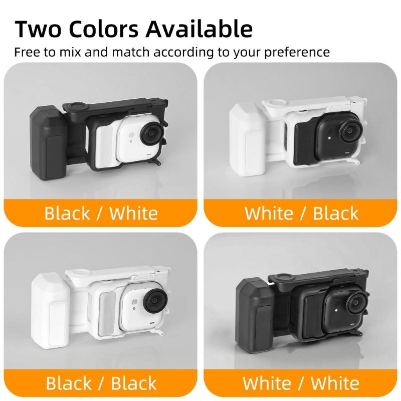 Ergonomic Hand Grip Protective Cage For GO Ultra Camera Handle Cold Shoe Mount for Outdoor Activity Travel Shoot