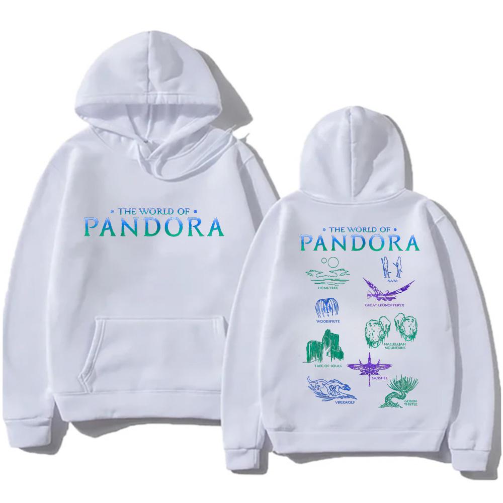 

Худі Pandora Avatar Светри Avatar The World of Pandora Подарунки Avatar для жінок чоловіків Толстовки Harajuku Естетичний одяг S білий