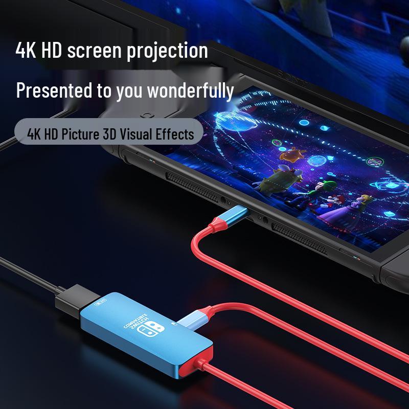 Nintendo Switch Typ-C zu HDMI Konverterkabel für Bildschirmspiegelung auf Tablets und Mobiltelefonen