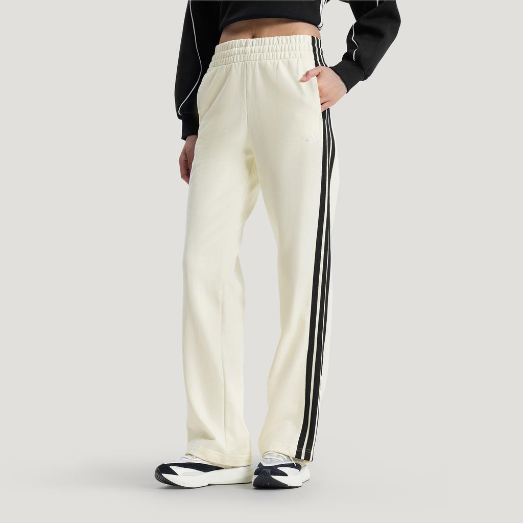 Adidas Casual Pants Women's Jade White/Black Moderate Straight Fit Pants KS2820