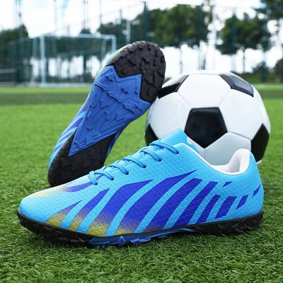Short Nail Training Football Shoes Low Top Leather Surface Broken Nail Football Sports Shoes Low Top Youth Sneakers Large Size
