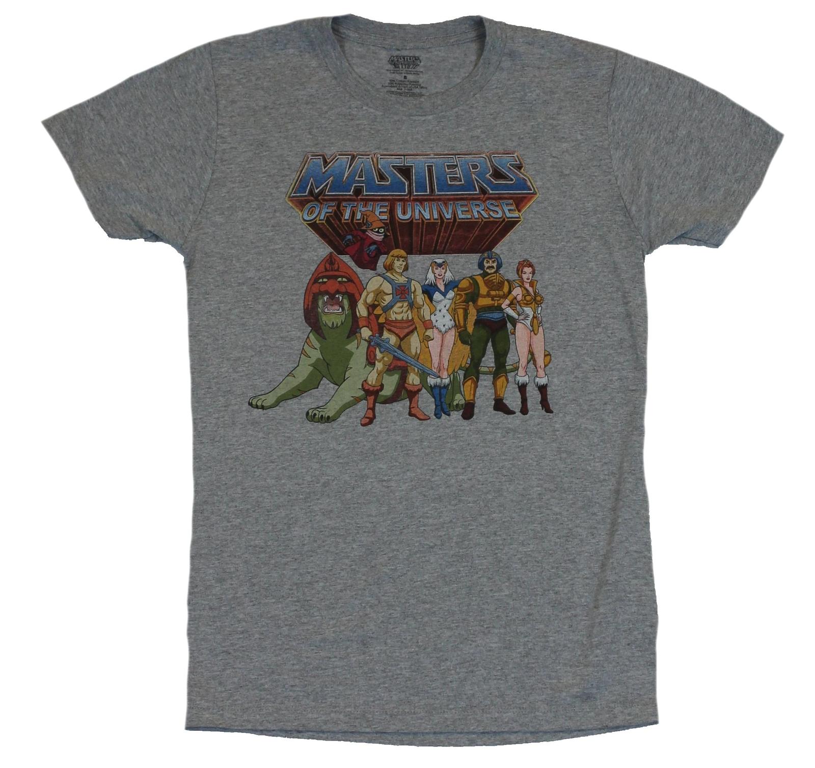 Masters of the Universe Mens T-Shirt - Distressed Good Guy Team Image XXXL