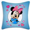 Federa Cuscino Cartone Animato Minnie Mouse Carina Federa Cuscino Stampata per Divano Casa