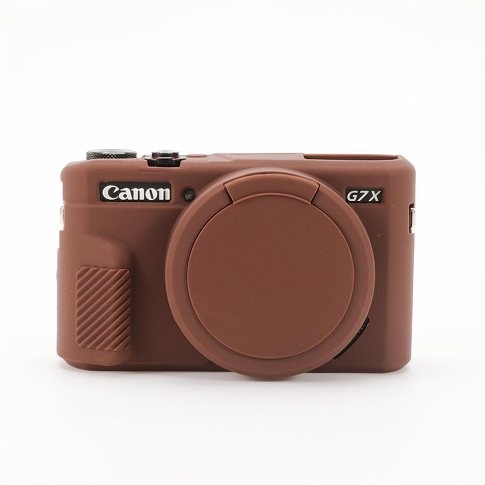 G7XII Weiche Silikon Kamera Gehäuse Hülle Für Canon G7X II G7X Mark II G7X2 Gummi Schutzhülle mit Objektivdeckel