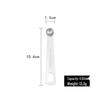 Six-Piece Stainless Steel Measuring Spoon Set for Kitchen and Baking