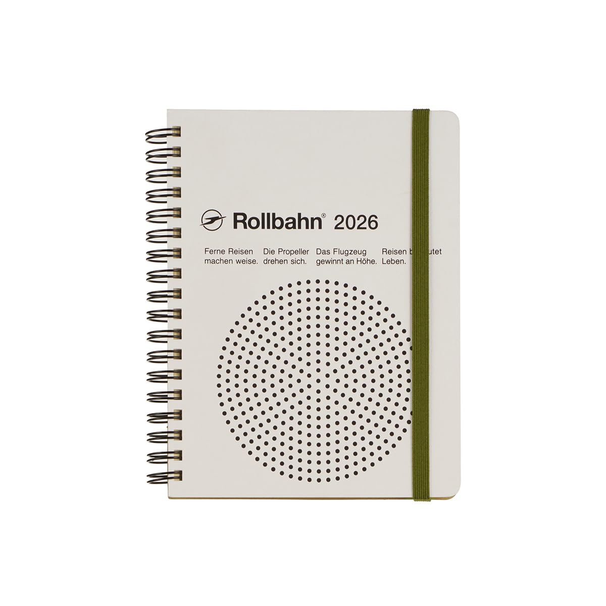 

[Delfonics Planner 2026 Edition / Starting October 2025] Rollbahn Mono L Monthly Planner (White)