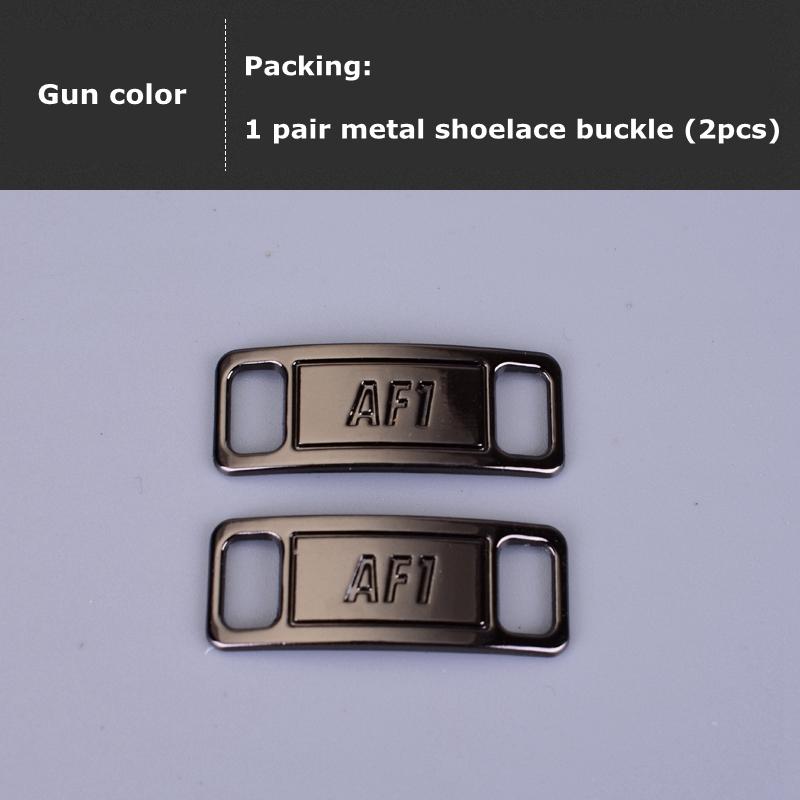 2pcs/pair Metal Shoelace Buckle for AF1 Sneakers DIY Lace Lock Accessories Shoelaces Buckle Kit for Customizable Sneaker Laces
