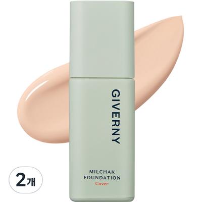 Podkład kryjący o konsystencji adhezji 30ml, Nie. 17 porcelany, 2 sztuki