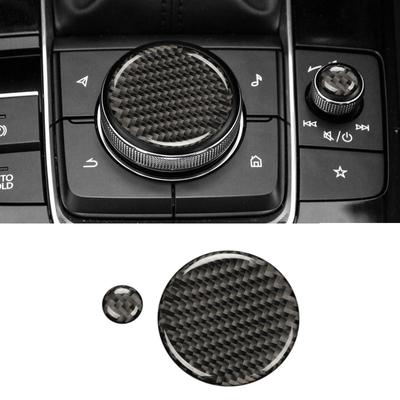 Pentru Mazda 3 AXELA 2020-2023, panou de viteze pentru mașină, capac butonului, autocolant decorativ, accesorii de interior auto, fibră de carbon