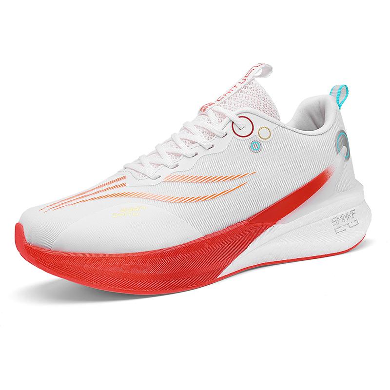 Men Women Running Shoes Carbon Plate Sneakers Lightweight Casual Jogging Shoes Breathable Mesh Anti-slip Fitness Walking Shoes