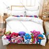 Cool Bright Pastel Jelly Jamm All Character Group Print Duvet Cover + 2 Pillowcases Twin Full Queen King Boys/Girls Bedding Set
